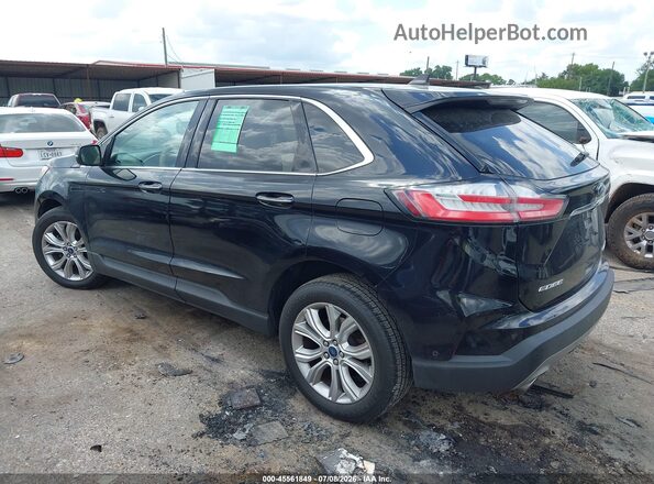 2FMPK3K90LBB35242 2020 FORD EDGE Black Հետևի ձախ