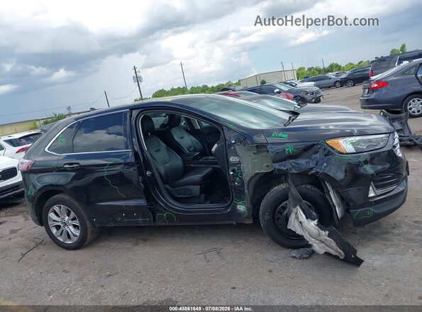 2FMPK3K90LBB35242 2020 FORD EDGE Black Սալոնի հետևի տեսք