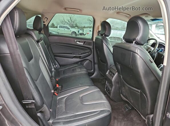 2FMPK3K91GBB13563 2016 FORD EDGE Gray Widok wnętrza z tyłu