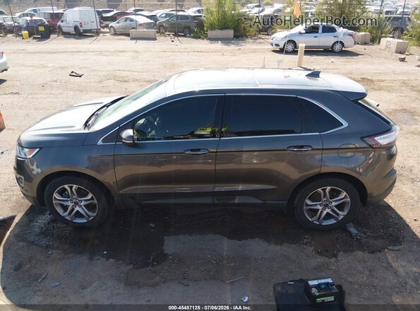 2FMPK3K91HBB28663 2017 FORD EDGE Gray 
