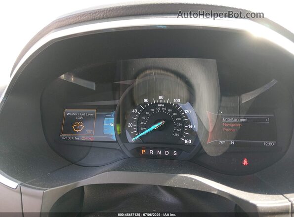 2FMPK3K91HBB28663 2017 FORD EDGE Gray Rear seats view