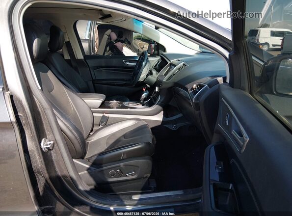 2FMPK3K91HBB28663 2017 FORD EDGE Gray Front interior view