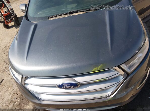 2FMPK3K91HBB28663 2017 FORD EDGE Gray Front view