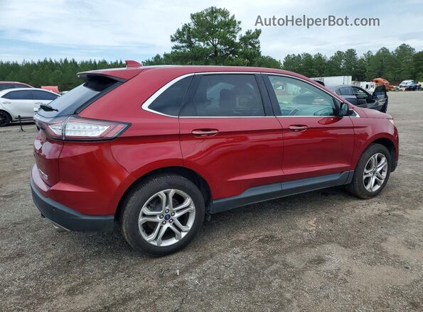 2FMPK3K91HBB62098 2017 FORD EDGE Red Rear right