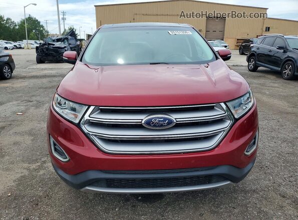 2FMPK3K91HBB62098 2017 FORD EDGE Red Front view