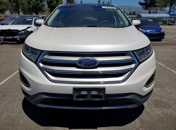 2FMPK3K91HBB79418 2017 FORD EDGE White Front view