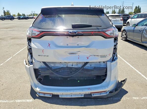 2FMPK3K91HBB79418 2017 FORD EDGE White Rear view
