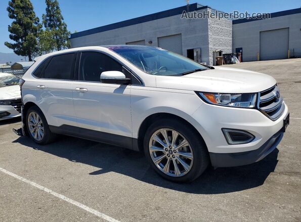 2FMPK3K91HBB79418 2017 FORD EDGE White Front right