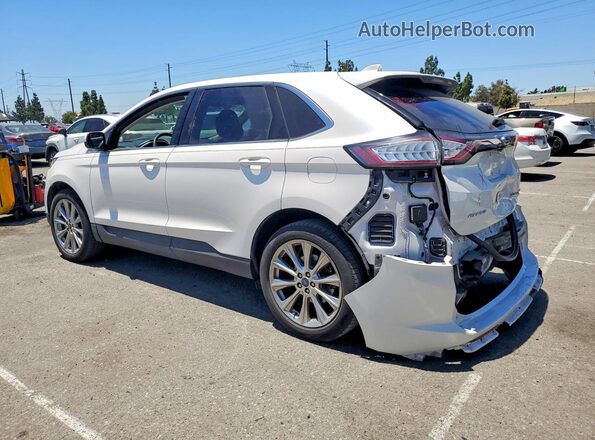 2FMPK3K91HBB79418 2017 FORD EDGE White Rear left