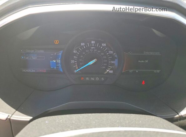 2FMPK3K91HBB79418 2017 FORD EDGE White Instrument cluster view