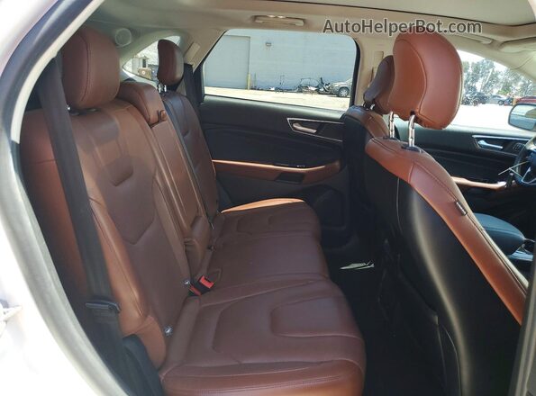 2FMPK3K91HBB79418 2017 FORD EDGE White Rear interior view