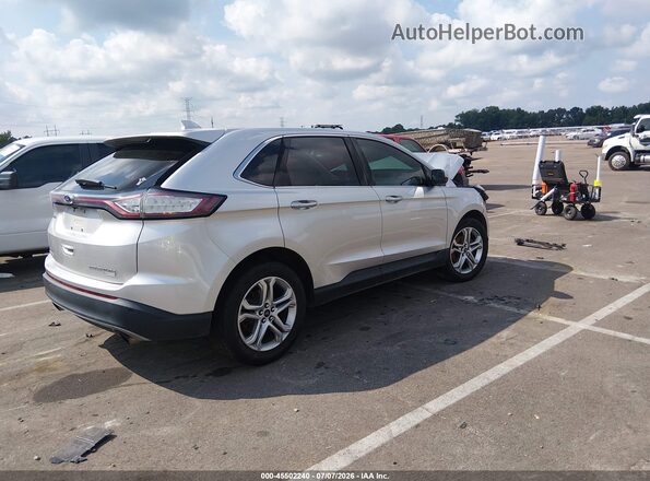 2FMPK3K91HBC14068 2017 FORD EDGE Silver Задня права чверть