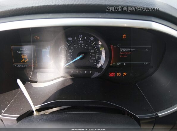 2FMPK3K91HBC14068 2017 FORD EDGE Silver Вид задніх сидінь
