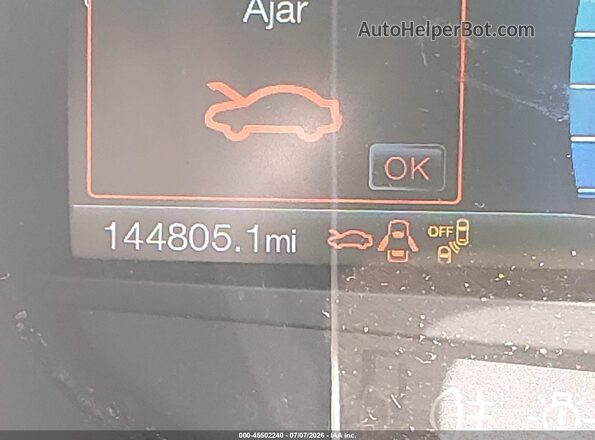 2FMPK3K91HBC14068 2017 FORD EDGE Silver Панорамний вид салону 360°