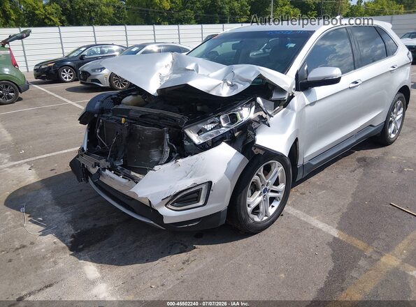 2FMPK3K91HBC14068 2017 FORD EDGE Silver Вид спереду