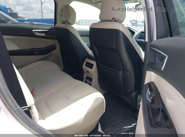 2FMPK3K91KBB13071 2019 FORD EDGE White Widok naklejki z numerem VIN