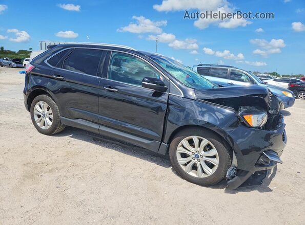 2FMPK3K91LBA56260 2020 FORD EDGE Черный Передняя правая четверть