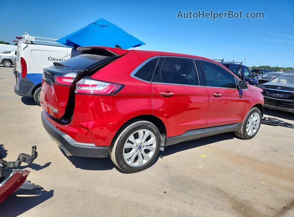 2FMPK3K91LBB45391 2020 FORD EDGE Красный Задняя правая четверть