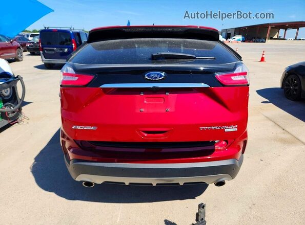 2FMPK3K91LBB45391 2020 FORD EDGE Красный Вид сзади