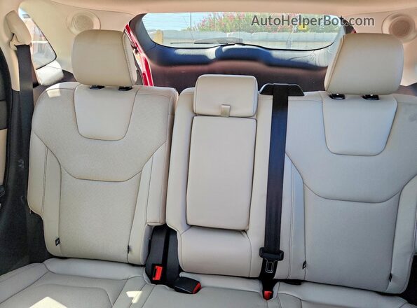 2FMPK3K91LBB45391 2020 FORD EDGE Красный Вид задних сидений