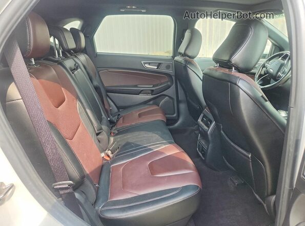 2FMPK3K91LBB57511 2020 FORD EDGE White უკანა სავარძლების ხედი