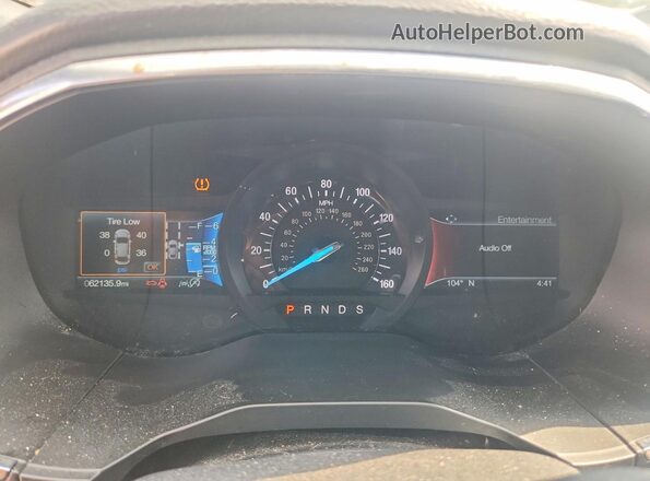 2FMPK3K91LBB57511 2020 FORD EDGE White ხელსაწყოთა პანელის ხედი