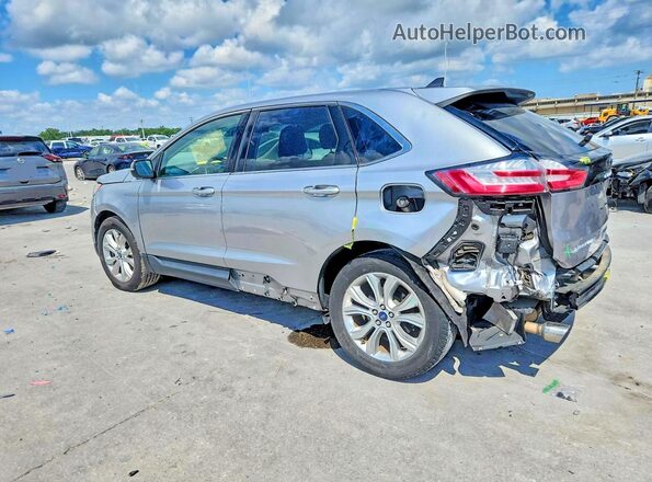 2FMPK3K91MBA17301 2021 FORD EDGE Silver Trasero izquierdo