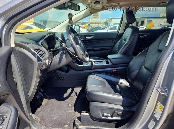 2FMPK3K91MBA17301 2021 FORD EDGE Silver Vista interior delantera