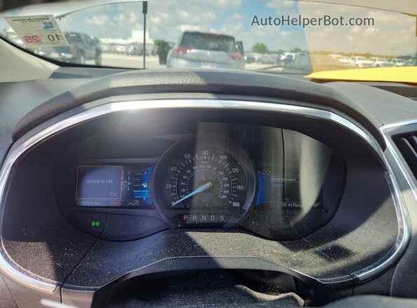 2FMPK3K91MBA17301 2021 FORD EDGE Silver Vista del cuadro de instrumentos
