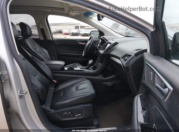 2FMPK3K92GBB05908 2016 FORD EDGE Silver წინა სალონის ხედი