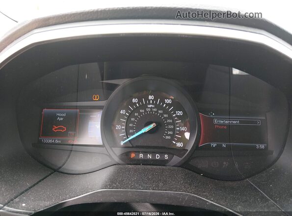 2FMPK3K92GBB05908 2016 FORD EDGE Silver უკანა სავარძლების ხედი