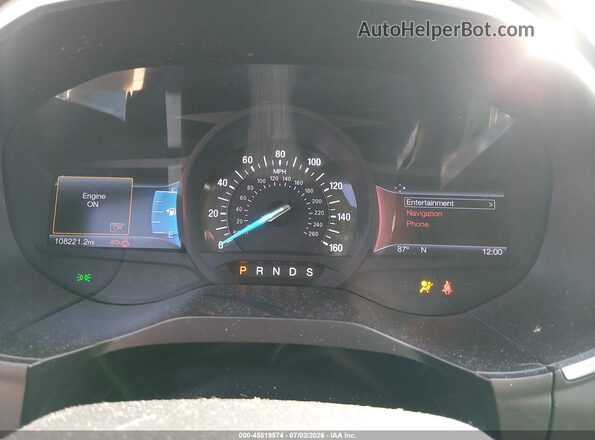 2FMPK3K92GBB94783 2016 FORD EDGE Gray Հետևի նստատեղերի տեսք
