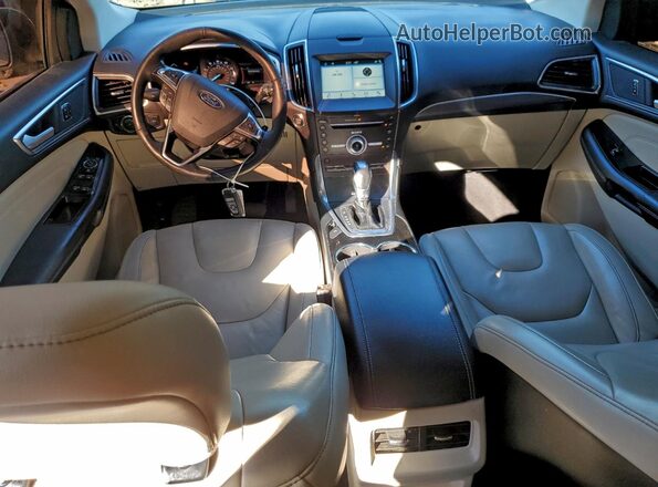 2FMPK3K92JBB20464 2018 FORD EDGE Gray წინა პანელის ხედი