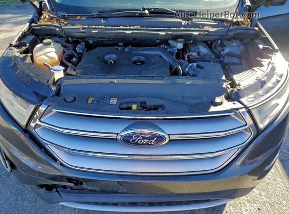 2FMPK3K92JBB20464 2018 FORD EDGE Gray ძრავის განყოფილების ხედი