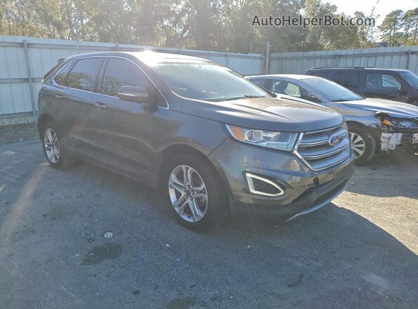 2FMPK3K92JBB20464 2018 FORD EDGE Gray წინა მარჯვენა
