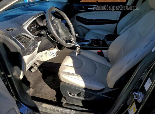 2FMPK3K92JBB20464 2018 FORD EDGE Gray წინა სალონის ხედი