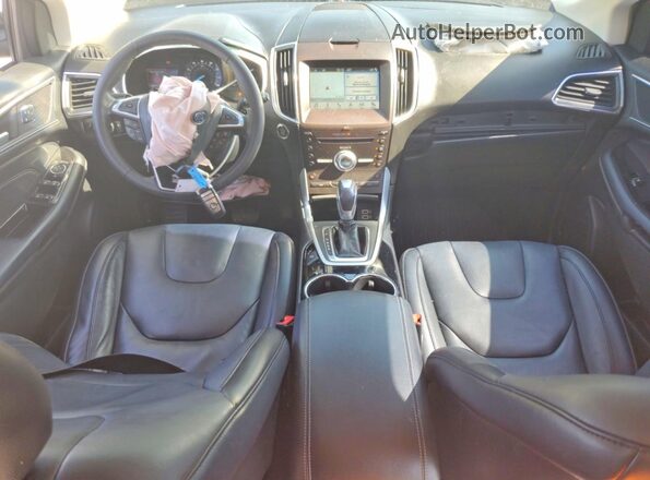 2FMPK3K92JBB31710 2018 FORD EDGE Серый Вид панели приборов
