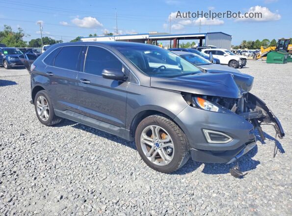 2FMPK3K92JBB31710 2018 FORD EDGE Серый Передняя правая четверть