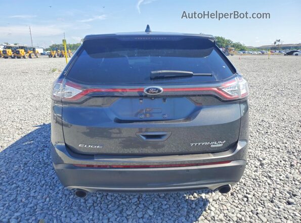 2FMPK3K92JBB31710 2018 FORD EDGE Серый Вид сзади