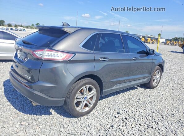 2FMPK3K92JBB31710 2018 FORD EDGE Серый Задняя правая четверть