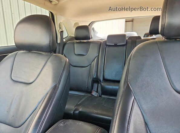 2FMPK3K92JBB75254 2018 FORD EDGE Черный Вид задних сидений