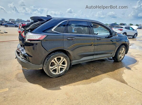 2FMPK3K92JBB75254 2018 FORD EDGE Черный Задняя правая четверть