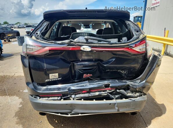 2FMPK3K92JBB75254 2018 FORD EDGE Черный Вид сзади