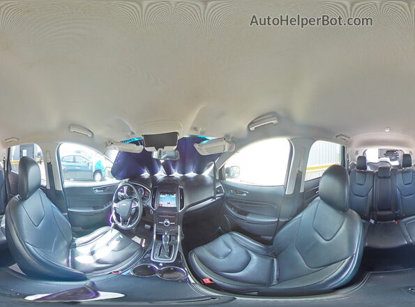 2FMPK3K92JBB75254 2018 FORD EDGE Черный Панорамный вид салона 360°