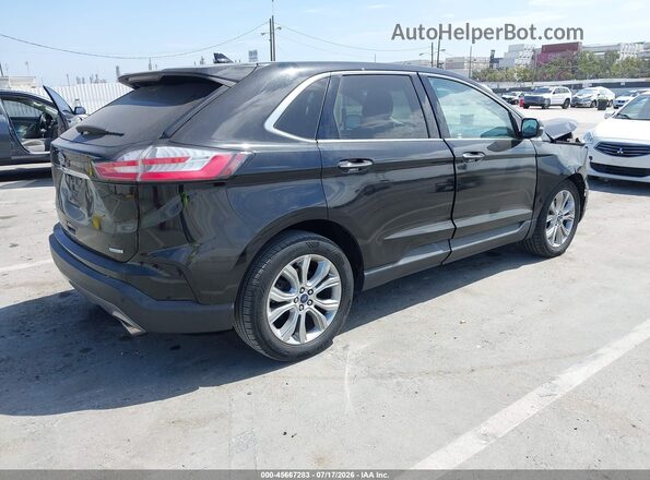 2FMPK3K92KBC37348 2019 FORD EDGE Черный Задняя правая четверть