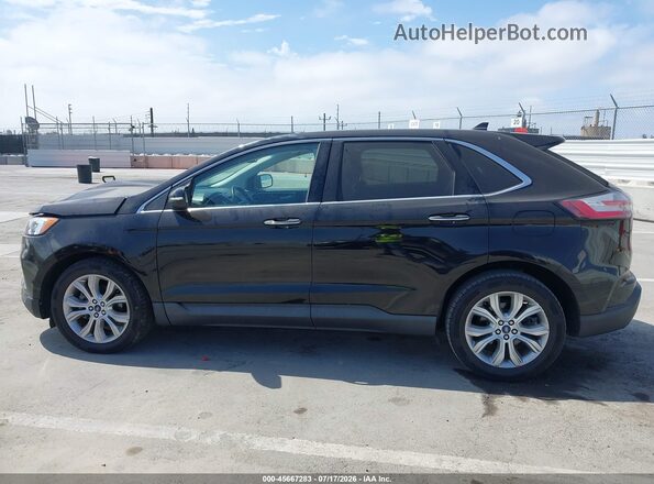 2FMPK3K92KBC37348 2019 FORD EDGE Черный Панорамный вид салона 360°