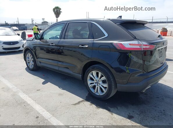 2FMPK3K92KBC37348 2019 FORD EDGE Черный Задняя левая четверть