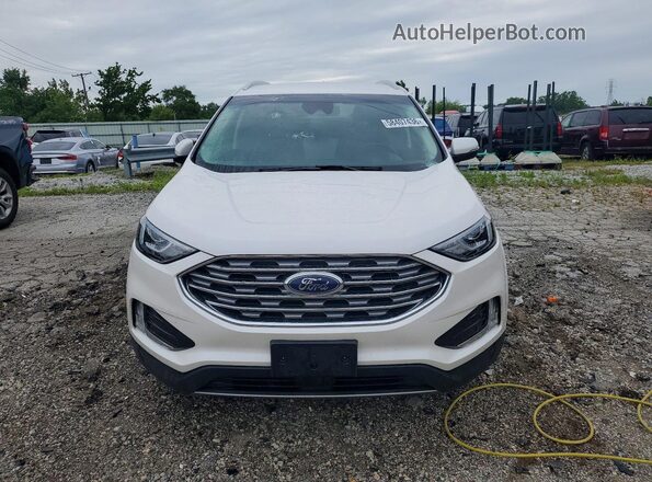 2FMPK3K93KBB52390 2019 FORD EDGE White Widok z przodu