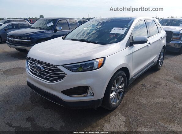 2FMPK3K93KBB67018 2019 FORD EDGE White Front left