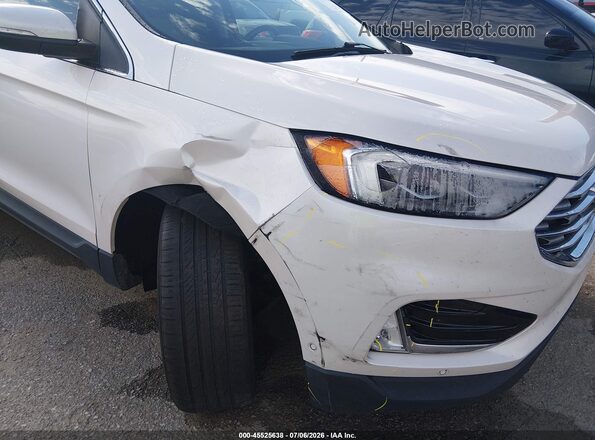 2FMPK3K93KBB67018 2019 FORD EDGE White Front view
